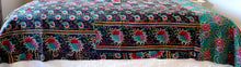 Load image into Gallery viewer, Vintage Sari Kantha Quilt