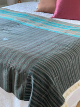 Load image into Gallery viewer, Vintage Sari Kantha Quilt