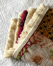 Load image into Gallery viewer, Vintage Sari Kantha Quilt
