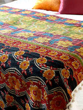Load image into Gallery viewer, Vintage Sari Kantha Quilt