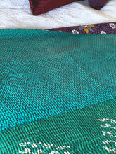 Load image into Gallery viewer, Vintage Sari Kantha Quilt