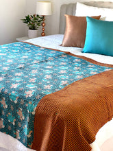 Load image into Gallery viewer, Vintage Sari Kantha Quilt