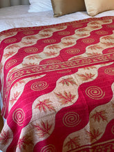 Load image into Gallery viewer, Vintage Sari Kantha Quilt