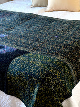 Load image into Gallery viewer, Indigo Kantha Quilt