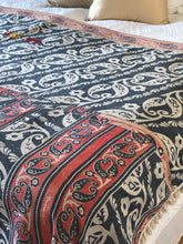 Load image into Gallery viewer, Vintage Sari Kantha Blanket