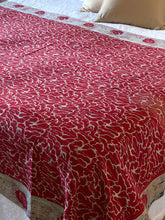 Load image into Gallery viewer, Vintage Sari Kantha Quilt