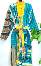 Load image into Gallery viewer, Vintage Kantha Kimono Robe