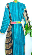 Load image into Gallery viewer, Vintage Kantha Kimono Robe