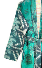 Load image into Gallery viewer, Vintage Kantha Kimono Robe