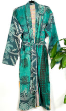 Load image into Gallery viewer, Vintage Kantha Kimono Robe