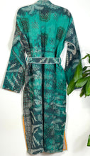 Load image into Gallery viewer, Vintage Kantha Kimono Robe