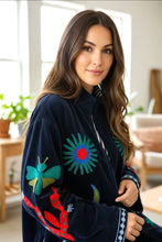 Load image into Gallery viewer, Velvet Suzani Long Jacket