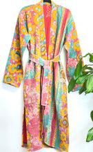 Load image into Gallery viewer, Vintage Kantha Kimono Robe