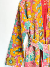 Load image into Gallery viewer, Vintage Kantha Kimono Robe