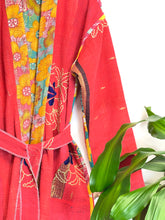 Load image into Gallery viewer, Vintage Kantha Kimono Robe