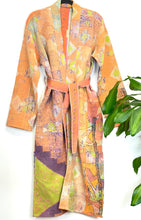 Load image into Gallery viewer, Vintage Kantha Kimono Robe