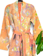 Load image into Gallery viewer, Vintage Kantha Kimono Robe