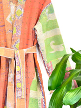 Load image into Gallery viewer, Vintage Kantha Kimono Robe