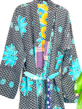 Load image into Gallery viewer, Vintage Kantha Kimono Robe