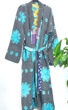 Load image into Gallery viewer, Vintage Kantha Kimono Robe