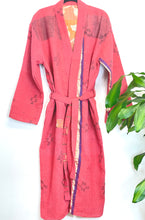 Load image into Gallery viewer, Vintage Kantha Kimono Robe