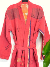 Load image into Gallery viewer, Vintage Kantha Kimono Robe