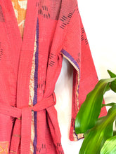 Load image into Gallery viewer, Vintage Kantha Kimono Robe