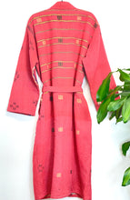 Load image into Gallery viewer, Vintage Kantha Kimono Robe