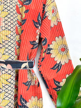 Load image into Gallery viewer, Vintage Kantha Kimono Robe