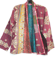 Load image into Gallery viewer, Silk Kantha Jacket