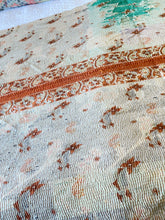 Load image into Gallery viewer, Vintage Sari Kantha Quilt