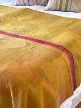 Load image into Gallery viewer, Vintage Sari Kantha Quilt