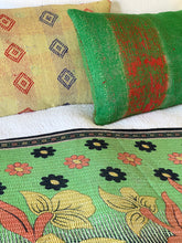 Load image into Gallery viewer, Vintage Sari Kantha Quilt