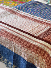 Load image into Gallery viewer, Vintage Sari Kantha Quilt
