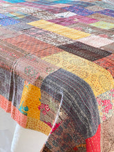 Load image into Gallery viewer, Stone Washed Kantha Bedcover