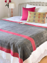 Load image into Gallery viewer, Vintage Sari Kantha Quilt