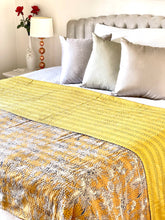 Load image into Gallery viewer, NEW Kantha Bedcover 225cmX275cm