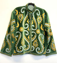 Load image into Gallery viewer, Velvet Suzani Jacket (Short)