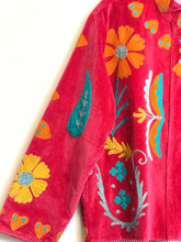 Load image into Gallery viewer, Velvet Suzani Jacket (Short)