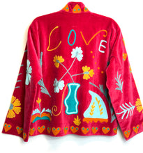 Load image into Gallery viewer, Velvet Suzani Jacket (Short)