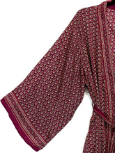 Load image into Gallery viewer, New Silk Sari Long Kimono (Plus Size)