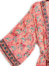Load image into Gallery viewer, New Silk Sari Long Kimono (Plus Size)