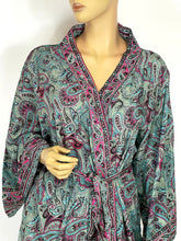 Load image into Gallery viewer, New Silk Sari Short Kimono (Plus Size)
