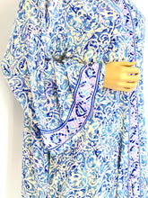 Load image into Gallery viewer, New Silk Sari Long Kimono (Plus Size)
