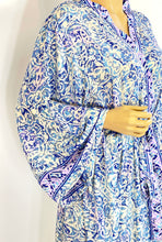 Load image into Gallery viewer, New Silk Sari Long Kimono (Plus Size)