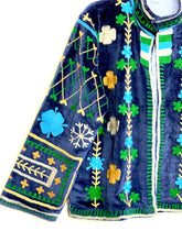 Load image into Gallery viewer, Velvet Suzani Jacket (Short)