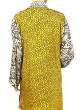 Load image into Gallery viewer, Vintage Silk Sari Long Shirt