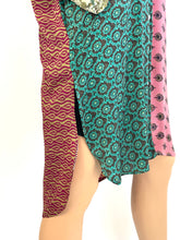 Load image into Gallery viewer, Vintage Silk Sari Long Shirt