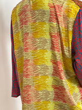 Load image into Gallery viewer, Vintage Silk Sari Long Shirt