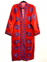 Load image into Gallery viewer, Velvet Suzani Long Jacket
